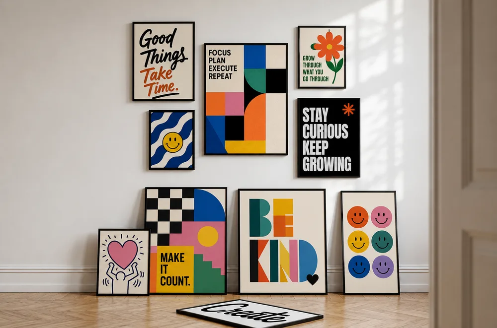 Custom wall art posters